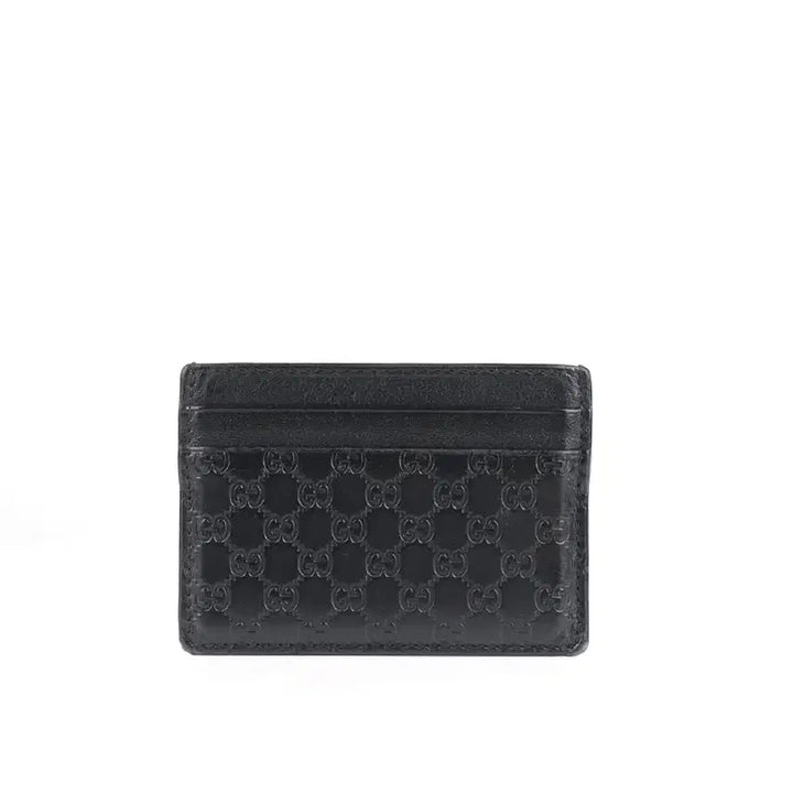 [SOLD OUT] [중고명품다올] 구찌 GG 마이크로시마 레더 카드홀더 262837