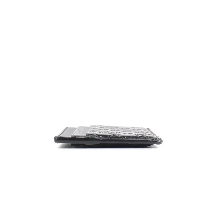 [SOLD OUT] [중고명품다올] 구찌 GG 마이크로시마 레더 카드홀더 262837