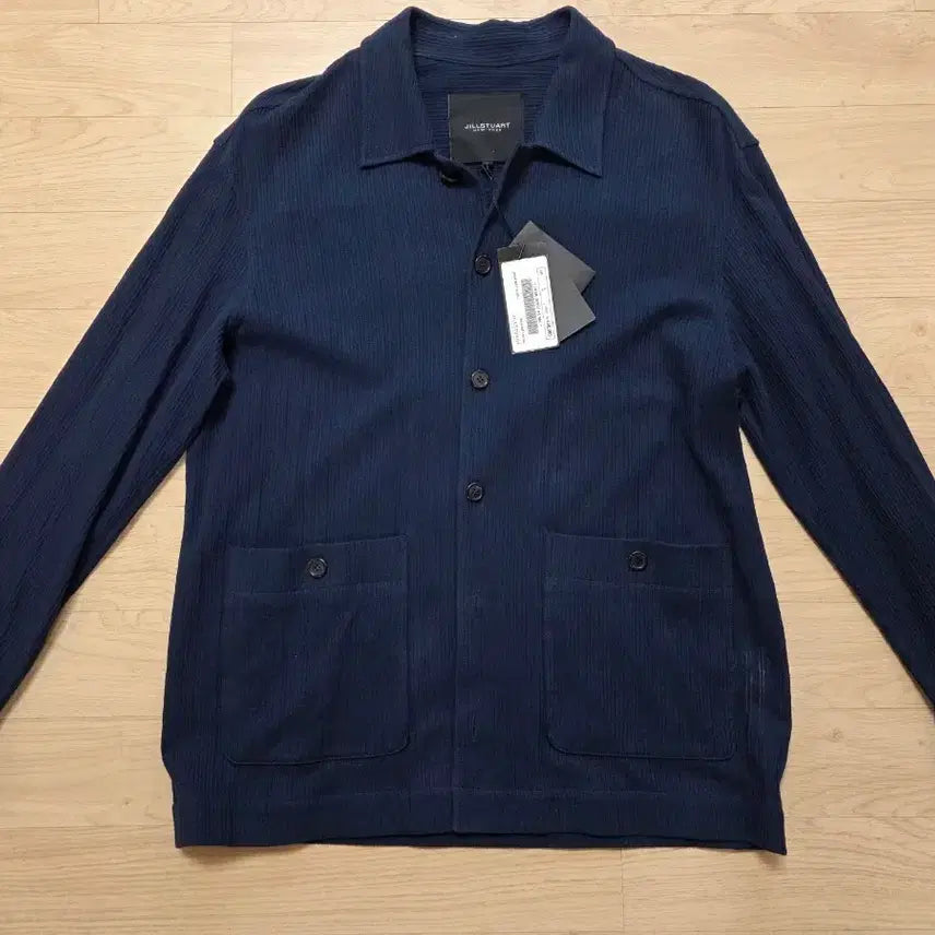 [SOLD OUT] 질스튜어트뉴욕  썸머 브리즈 아우터형 셔츠 L 105 정가45 네이비