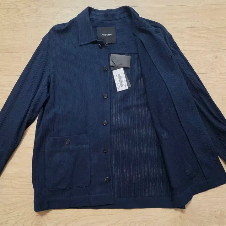 [SOLD OUT] 질스튜어트뉴욕  썸머 브리즈 아우터형 셔츠 L 105 정가45 네이비