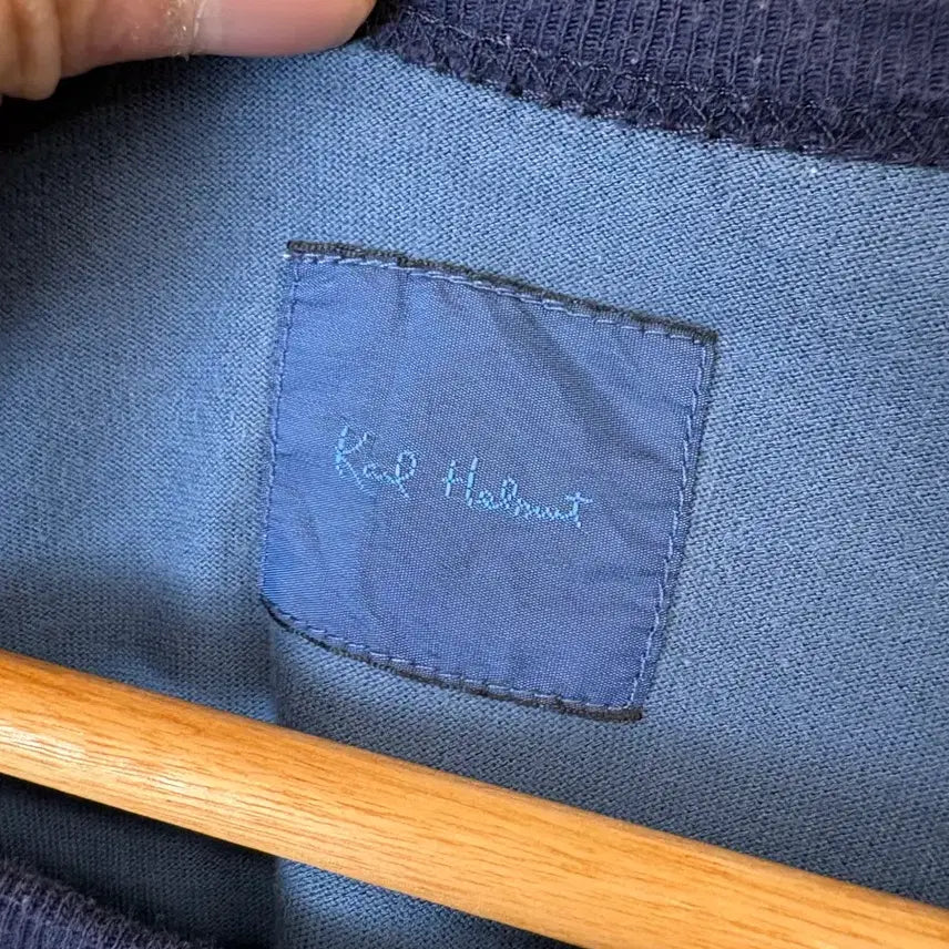 [BUNJANG] Karl Helmut Vintage Indigo Denim Star T-shirt / [L] 칼헬무트 일본 빈티지 인디고 데님 스타 반팔티
