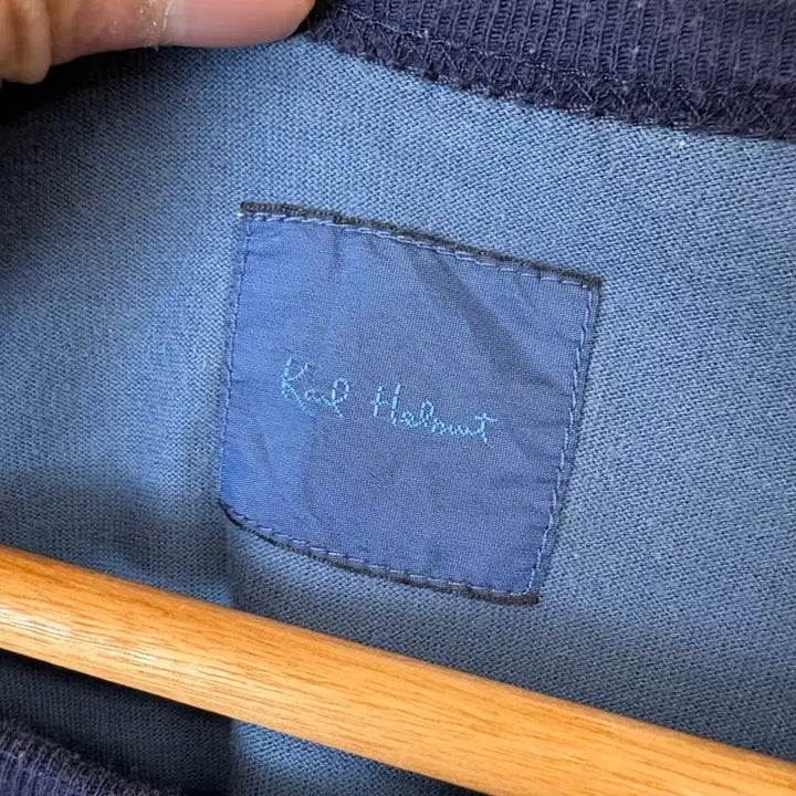 [BUNJANG] Karl Helmut Vintage Indigo Denim Star T-shirt / [L] 칼헬무트 일본 빈티지 인디고 데님 스타 반팔티