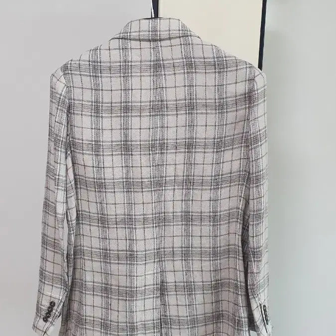 [SOLD OUT] byulbat 별밭양품점 체크무늬 린넨 자켓
