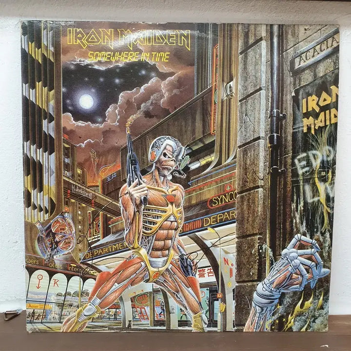 [BUNJANG] Iron Maiden Somewhere In Time LP 1987 Vinyl Record / 아이언 메이든 Somewhere In Time LP 1987 오아시스