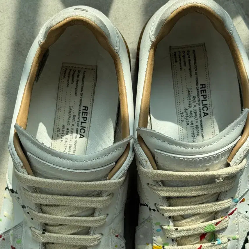 [BUNJANG] Maison Margiela German Army Painting Sneakers / 마르지엘라 독일군 페이팅 35사이즈