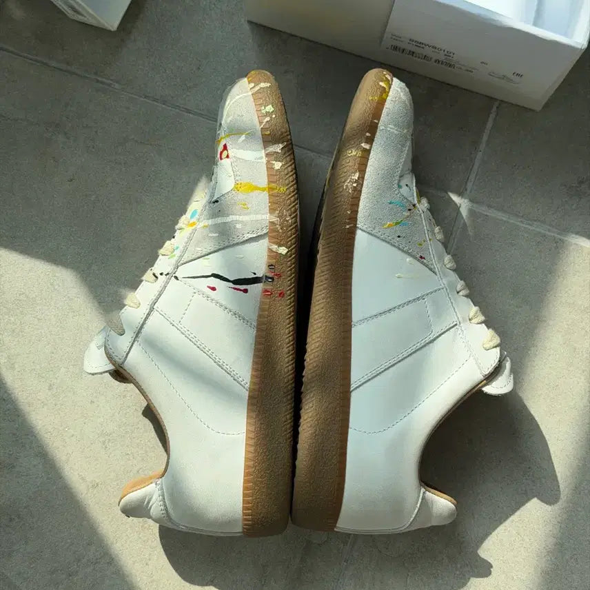 [BUNJANG] Maison Margiela German Army Painting Sneakers / 마르지엘라 독일군 페이팅 35사이즈