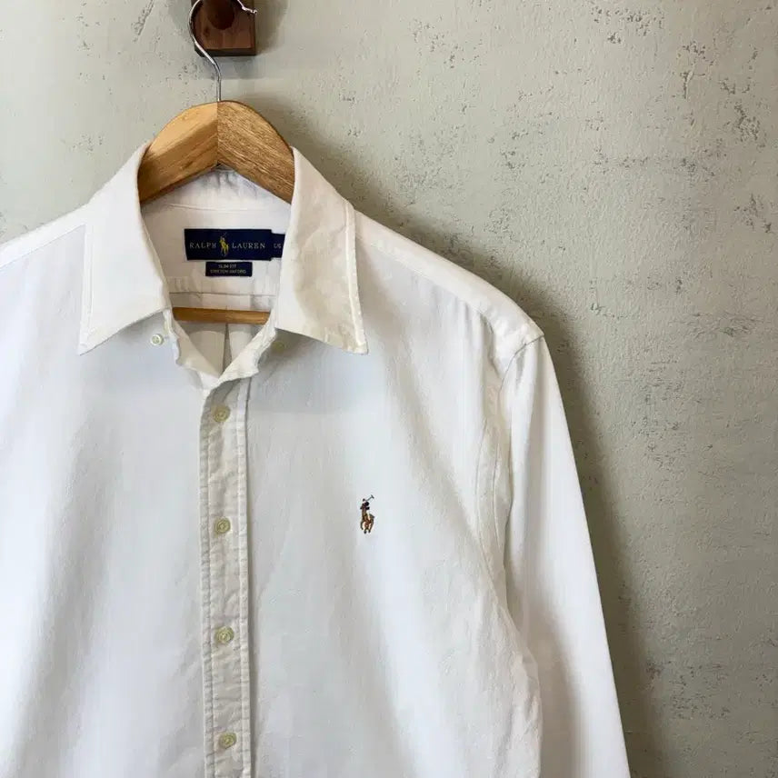 [BUNJANG] Polo Ralph Lauren Oxford White Shirt / [L] 폴로랄프로렌 옥스포드 화이트 셔츠