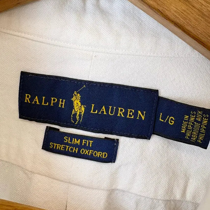 [BUNJANG] Polo Ralph Lauren Oxford White Shirt / [L] 폴로랄프로렌 옥스포드 화이트 셔츠