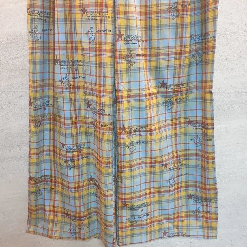 [BUNJANG] MR.QIZHI Checkered Wide Pants / MR.QIZHI 체크 와이드 팬츠. 미착.