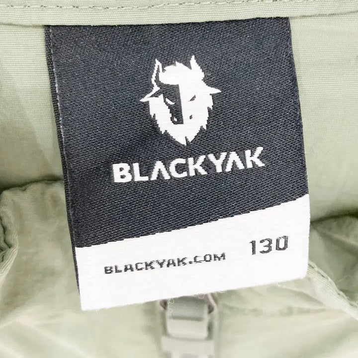 [BUNJANG] Black Yak Junior Windbreaker Jacket - Khaki Color / 블랙야크 2022 쥬니어 바람막이자켓 130 진스센스