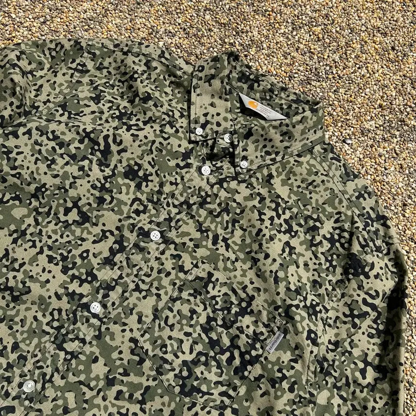 [BUNJANG] Carhartt Camouflage Shirt / 데칼하트(Carhartt) 카모폴라쥬 셔츠