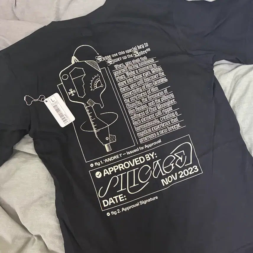 [SOLD OUT] 실리카겔 굿즈 파워앙드레 티셔츠 사이즈1