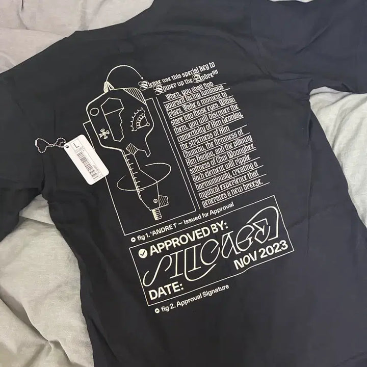 [SOLD OUT] 실리카겔 굿즈 파워앙드레 티셔츠 사이즈1