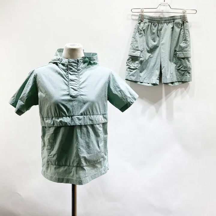 [BUNJANG] Snowpeak 2022 Junior Windbreaker Set 140 / 스노우피크 2022 쥬니어 바람막이셋업 140 진스센스