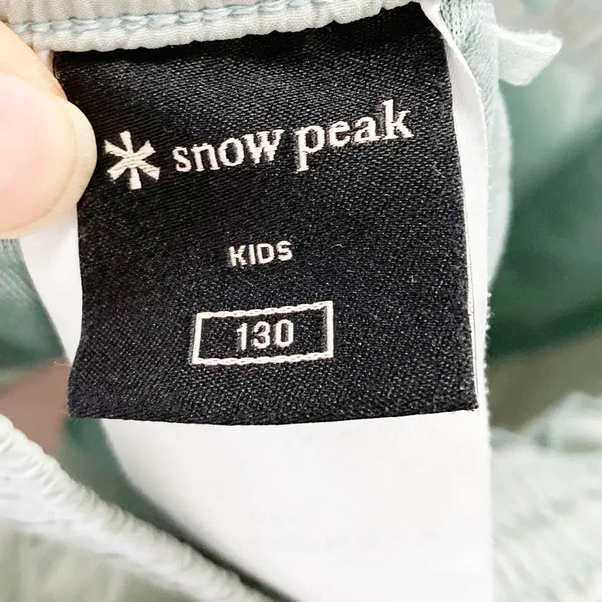 [BUNJANG] Snowpeak 2022 Junior Windbreaker Set 140 / 스노우피크 2022 쥬니어 바람막이셋업 140 진스센스