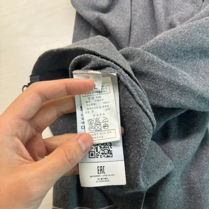 [SOLD OUT] [정품 , L사이즈] 스톤아일랜드 집업 그레이
