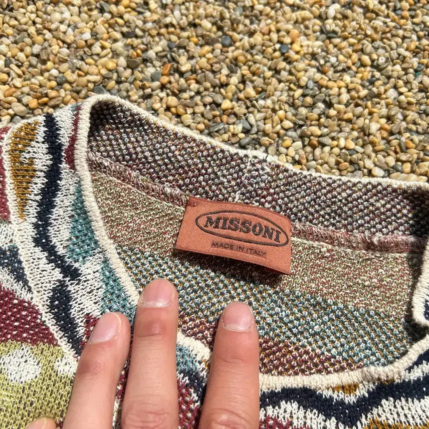 [BUNJANG] Missoni Sports Vintage Pattern Knit Sweater / 미소니 스포츠(missoni sports) 빈티지 패턴 니트