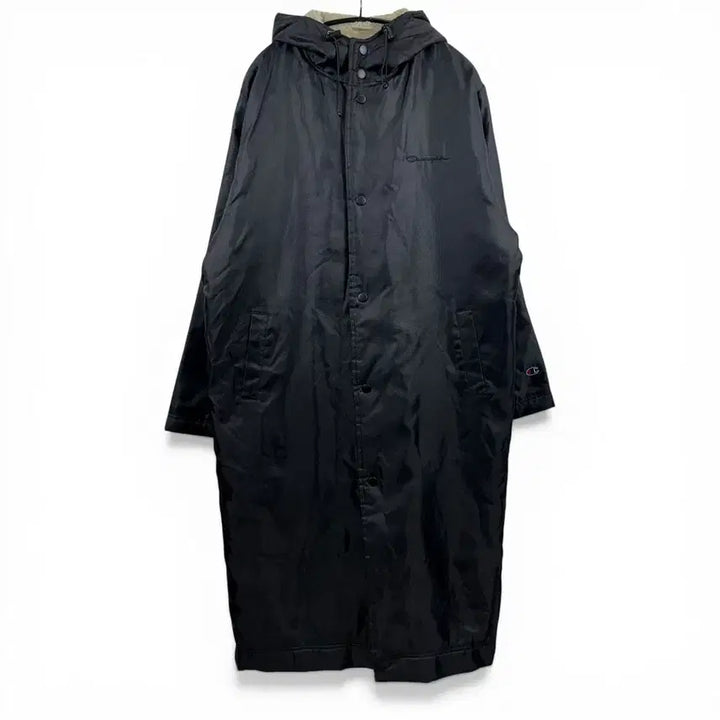 [BUNJANG] Champion Old School Fleece Coat / (L) 챔피온 올드스쿨 백로고 양털 돕바 블랙