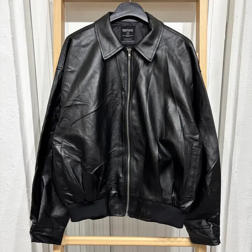[BUNJANG] Leather Jacket / 레더 가죽자켓