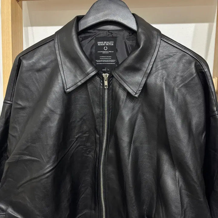 [BUNJANG] Leather Jacket / 레더 가죽자켓