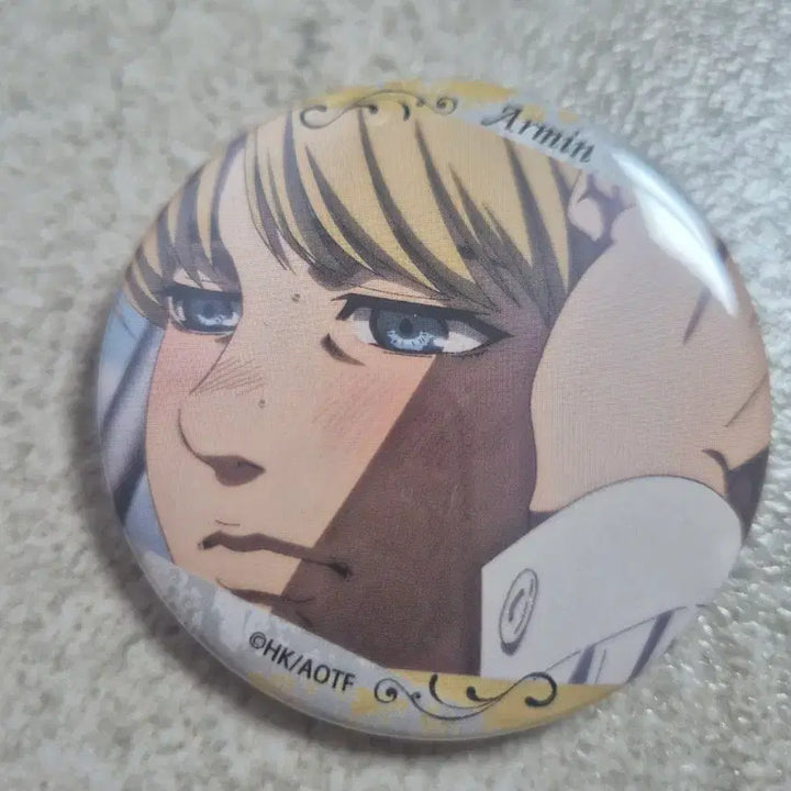 [BUNJANG] Attack on Titan Armin Anime Can Badge / 진격의거인 파이널 아르민 애니랑 썸탈때 캔뱃지