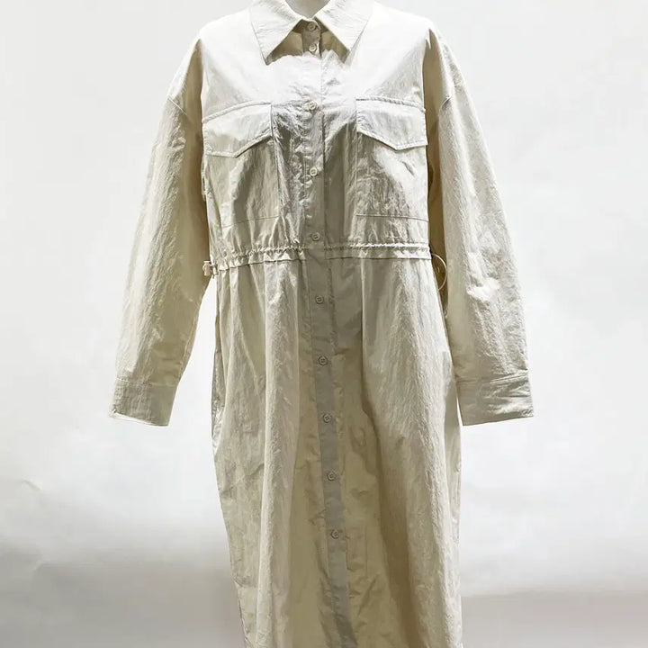 [BUNJANG] 8Seconds Windbreaker Dress Oversized 85S / 에잇세컨즈 2021 바람막이원피스 오버핏 85S 진스센스