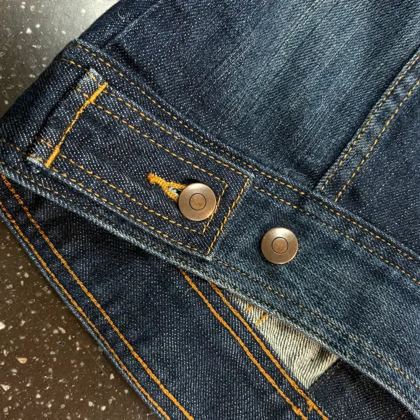 [BUNJANG] Gap 1969 Denim Jacket Raw Vintage Wash / 갭 1969 데님 자켓 생지 빈티지워싱