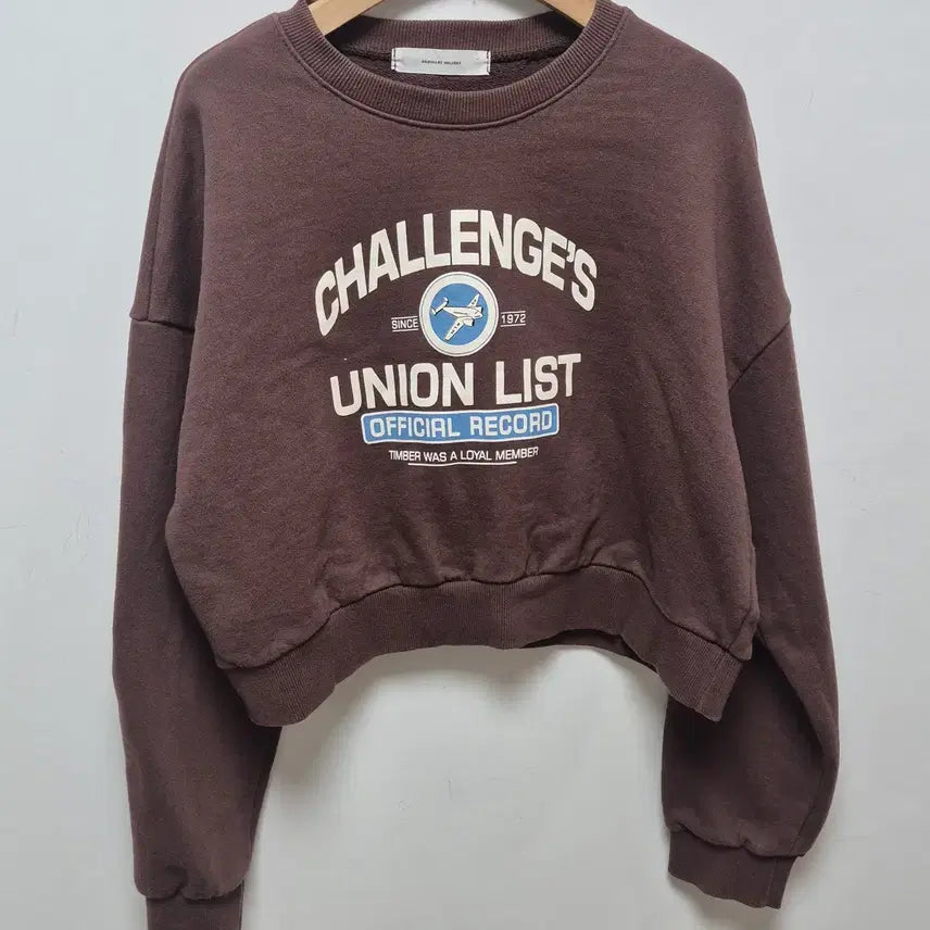 [BUNJANG] Ordinary Holiday Crop Sweatshirt / (165) 오디너리홀리데이 크롭 맨투맨