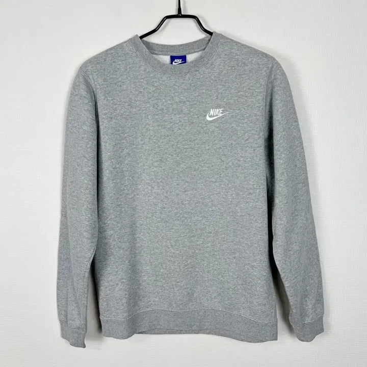 [BUNJANG] Nike Gray Fleece Sweatshirt / 나이키/기모 그레이 맨투맨 긴팔 티 남S 90/라덴