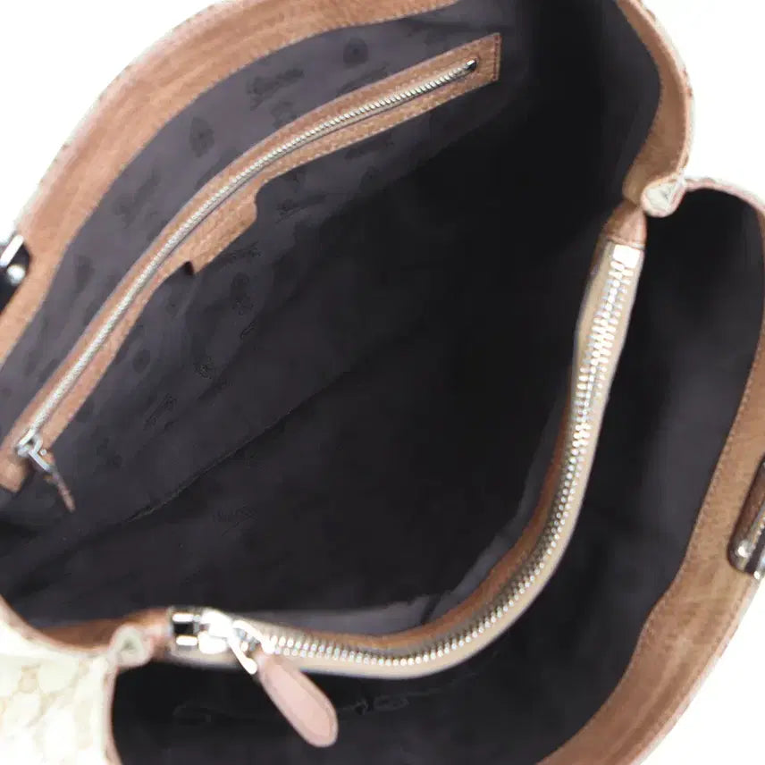 [BUNJANG] Gucci Bamboo Handle Jacquard Weaving Shoulder Bag / 구찌 232947 자카드 위빙 핸들 뱀부 숄더백 37028K