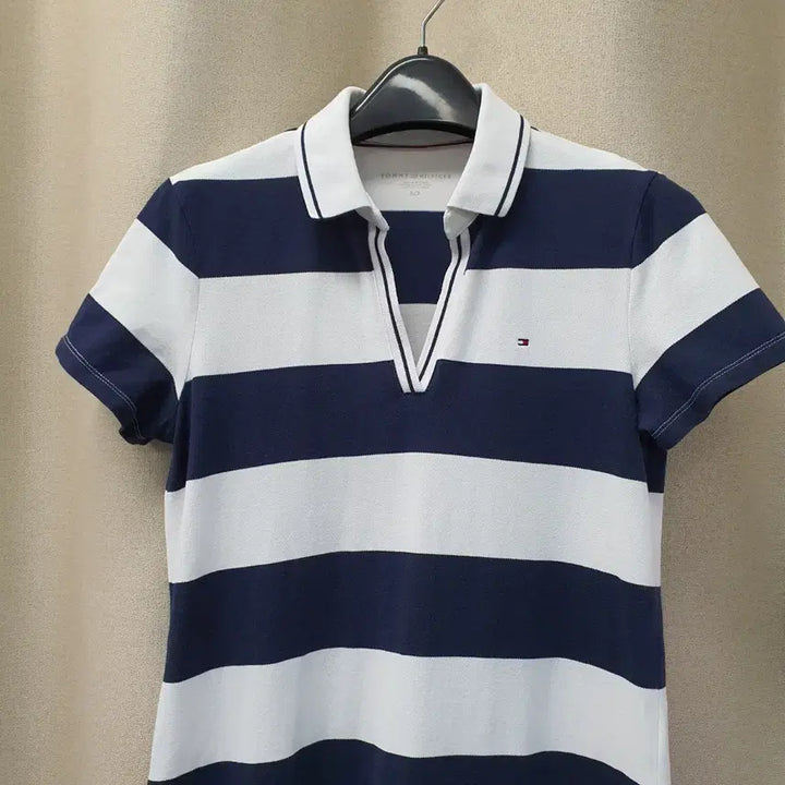 [BUNJANG] Tommy Hilfiger Striped Short-Sleeve Dress / 타미힐피거 반소매 셔츠 원피스