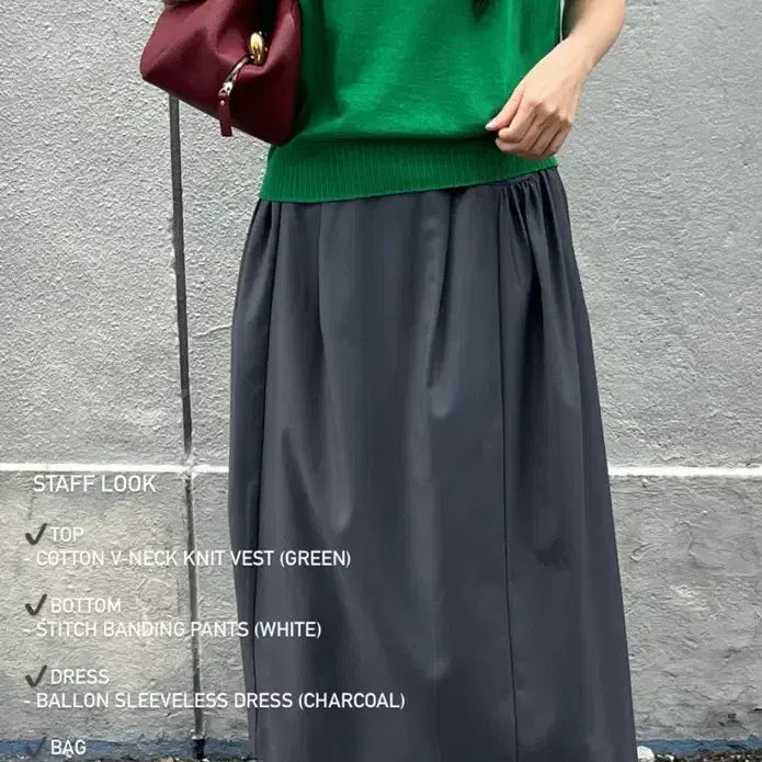 [BUNJANG] Ethos Balloon Sleeveless Dress / ethos 에토스 벌룬 슬리브리스 드레스