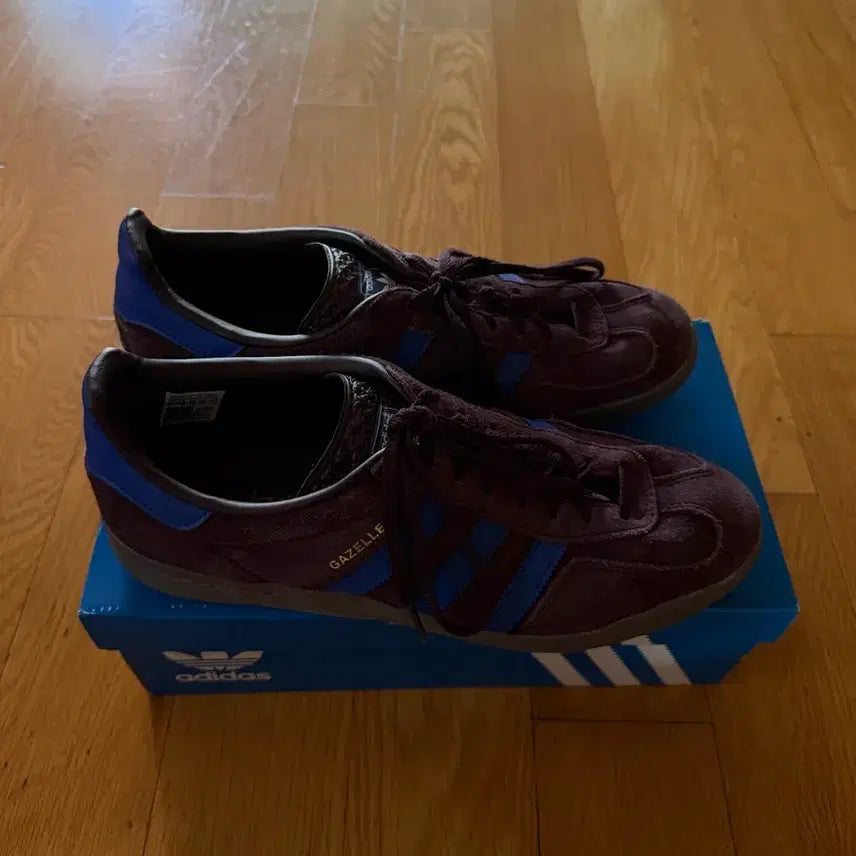[BUNJANG] Adidas Gazelle Indoor Purple Blue Sneakers / 아디다스 / 가젤 인도어 퍼플 블루 / 285