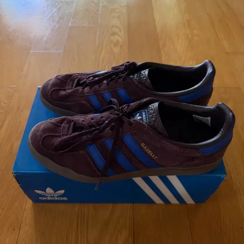 [BUNJANG] Adidas Gazelle Indoor Purple Blue Sneakers / 아디다스 / 가젤 인도어 퍼플 블루 / 285