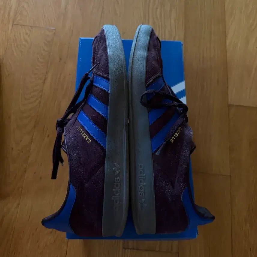 [BUNJANG] Adidas Gazelle Indoor Purple Blue Sneakers / 아디다스 / 가젤 인도어 퍼플 블루 / 285