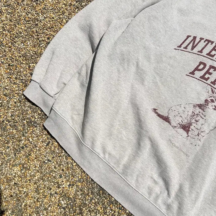 [BUNJANG] The Open Product Pet Club Crewneck Sweatshirt / 더오픈 프로덕트 펫클럽 크루넥 맨투맨