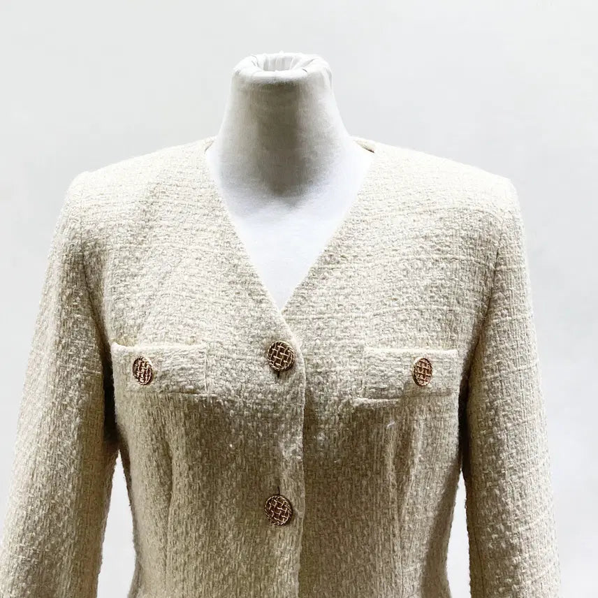 [BUNJANG] Eviiva Nymph Tweed Dress S / 이바이바 님프 트위드원피스 S 진스센스