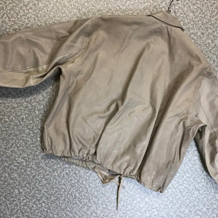 [BUNJANG] At the Baygel Real Lambskin Leather Balloon Jacket / 앳더베이글 엣더베이글 리얼 램스킨 양가죽 벌룬 자켓 재킷 레더 이태리