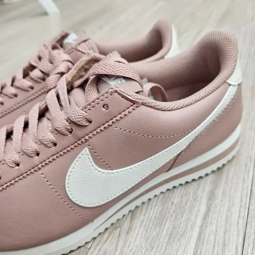 [BUNJANG] Nike Cortez Particle Pink Leather Sneakers / 나이키 코르테즈 파티클핑크
