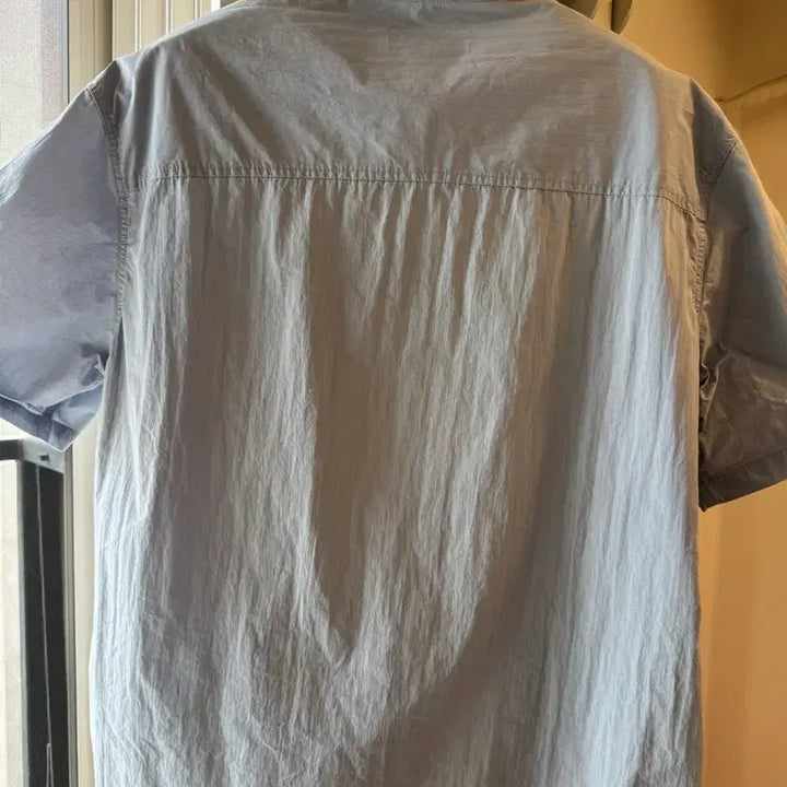 [BUNJANG] Drawfit Heizy Pencil Stripe Shirt (Sky Blue) M / 드로우핏 헤이지 팬슬 스트라이프 셔츠 (SKY BLUE) M사이즈
