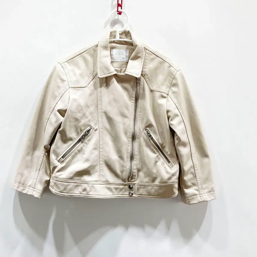 [BUNJANG] ZARA Junior Faux Leather Jacket / 자라 쥬니어 인조가죽자켓 122 진스센스