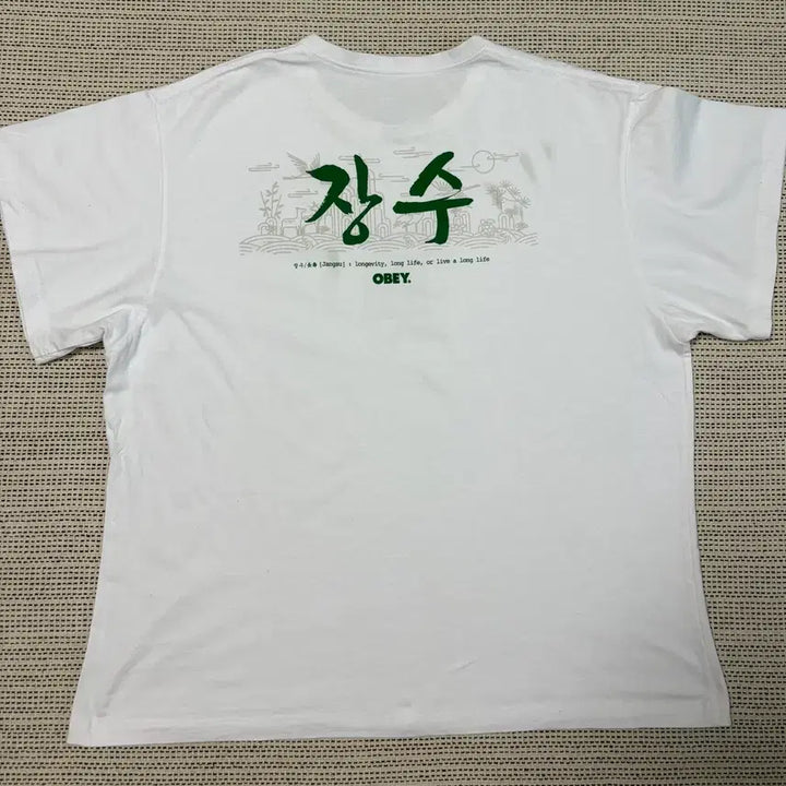 [BUNJANG] Obey Long Life Short Sleeve T-shirt / 오베이 장수 반팔 티셔츠