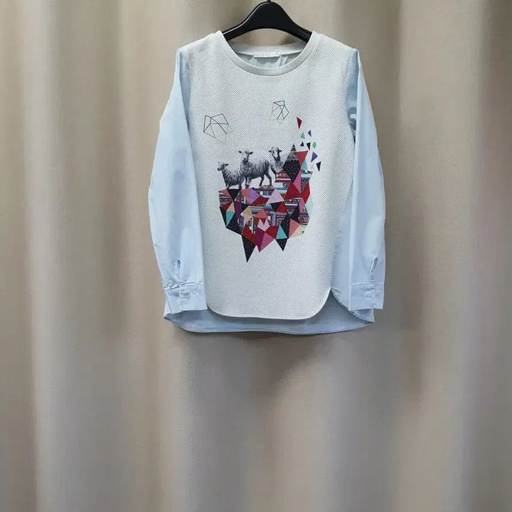 [BUNJANG] Beast in New York Long-Sleeve Blouse / 비스트인뉴욕 긴소매 블라우스