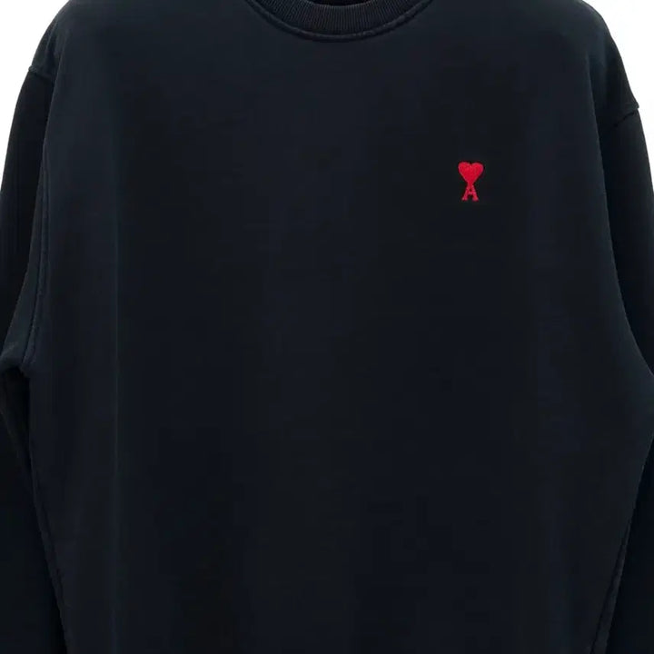 [BUNJANG] AMI Small Heart Sweatshirt Black XL / 아미 스몰하트 맨투맨 블랙 XL