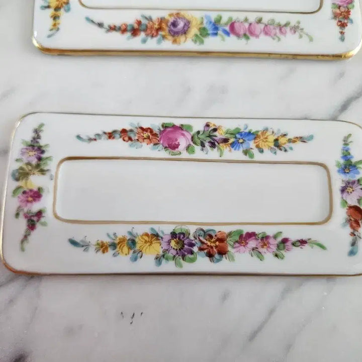 [BUNJANG] German Dresden Name Tag Set / 앤틱 독일 드레스덴 네임태그