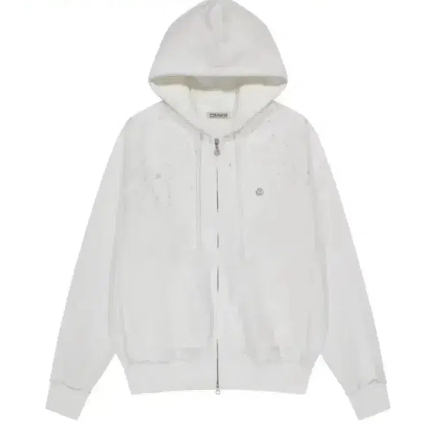 [SOLD OUT] 코이세이오 트윙클 후드집업 화이트