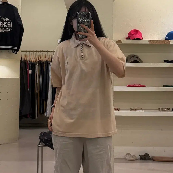 [SOLD OUT] 버버리 체크 트리밍 카라 반팔 셔츠 U1605