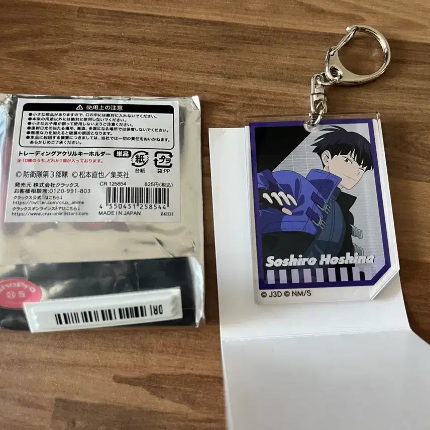 [BUNJANG] Kaiju No. 8 Hoshina Cyberpunk Acrylic Keyring / 괴수8호 호시나 사이버펑크 아크릴 키링