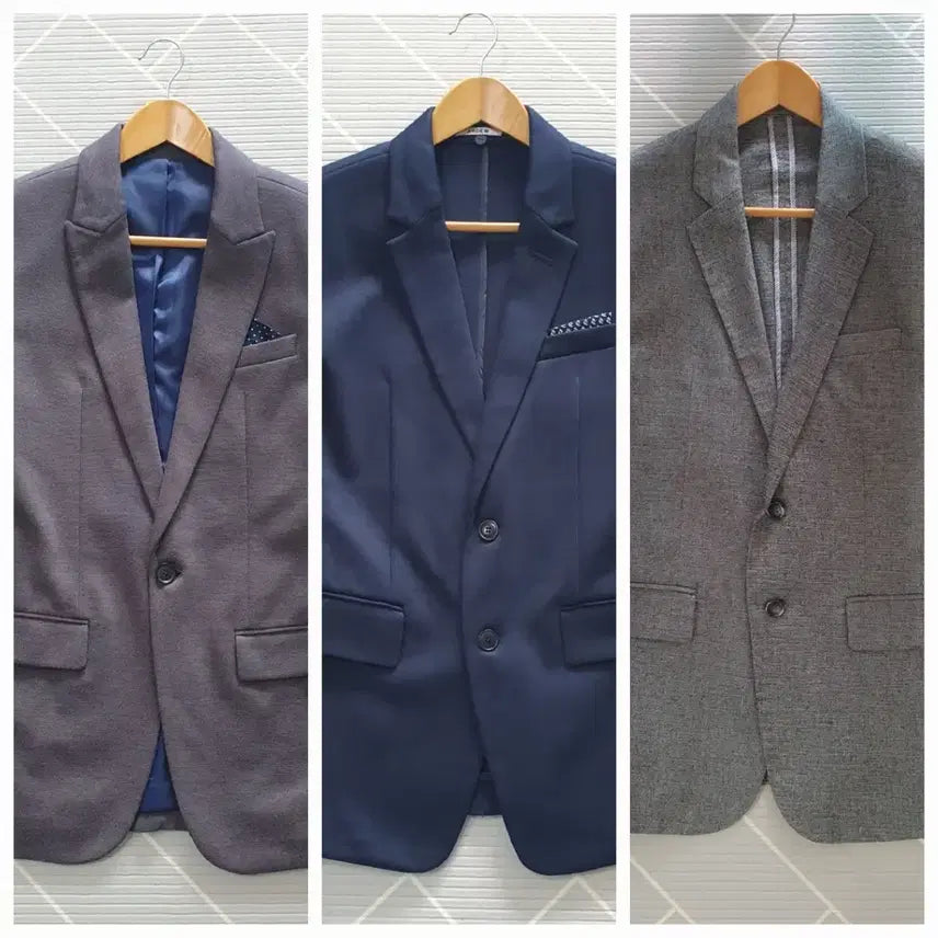 [BUNJANG] Various Brands Blazer Jacket Bundle Set / .3종일괄 95 정장자켓.95양복자켓.앤듀.클라이드앤.어스앤뎀