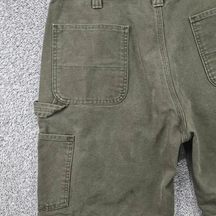 [BUNJANG] Carhartt Duck Canvas Double Knee Work Shorts (36") / 칼하트 덕캔버스 더블니 워크 쇼츠 반바지 커스텀 (36") / 11887